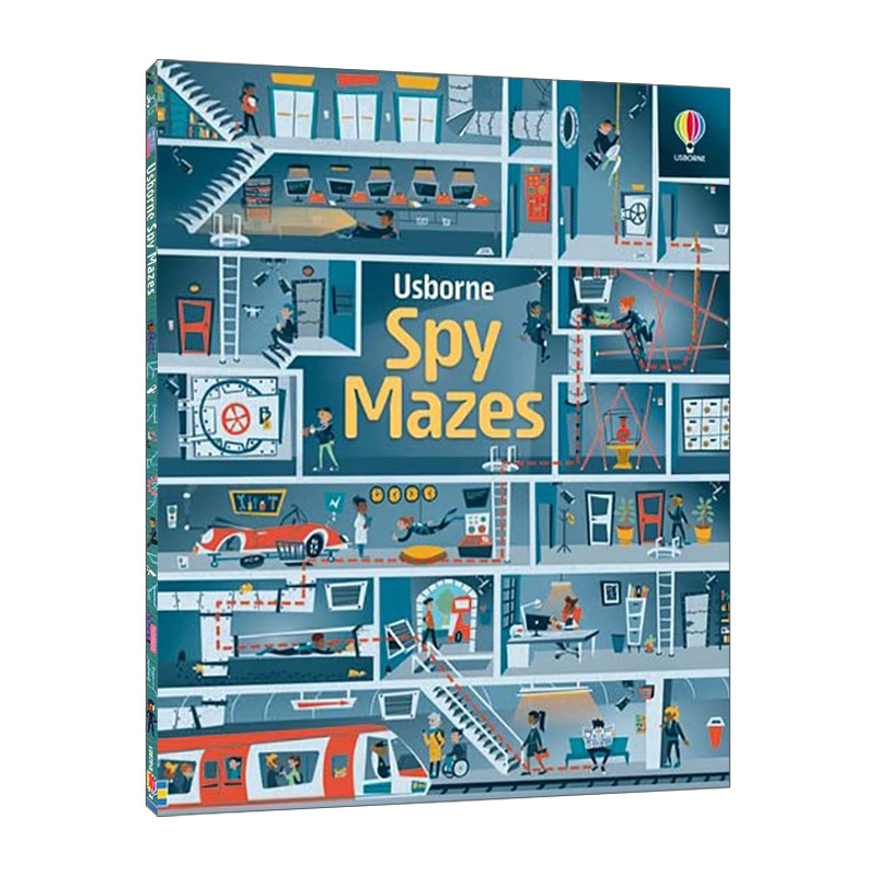 侦探迷宫活动书 英文原版 Spy Mazes 英文版 进口英语原版书籍