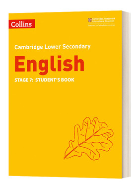 英文原版 Collins Cambridge Lower Secondary English Stage 7 柯林斯剑桥初中英语学生用书 第七阶段 英文版 进口英语原版书籍