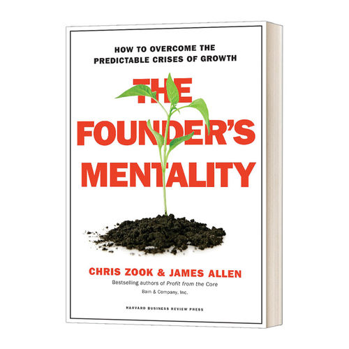公司创始人心理 英文原版 The Founder's Mentality 如何克服成长的危机预测  创始人精神 英文版 进口英语原版书籍
