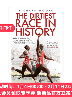 英文原版 The Dirtiest Race in History 史上肮脏的比赛 1988汉城奥运会约翰逊和刘易斯百米之战纪实 英文版 进口英语原版书籍