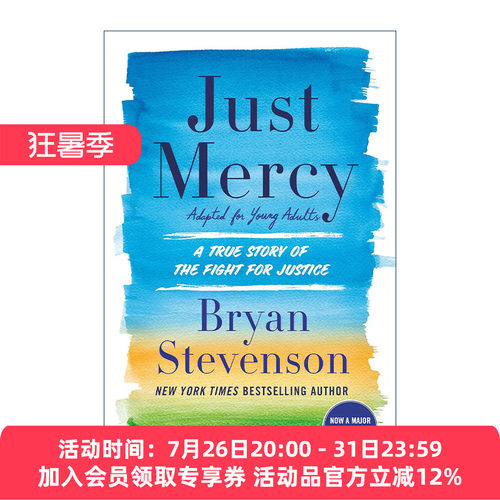 英文原版 Just Mercy 正义的慈悲 美国司法中的苦难与救赎 青少年版 Bryan Stevenson 英文版 进口英语原版书籍