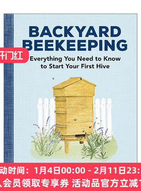 英文原版 Backyard Beekeeping 后院养蜂指南 户外空间规划 蜂箱 蜂蜜食谱 蜂蜡 David Burns 英文版 进口英语原版书籍