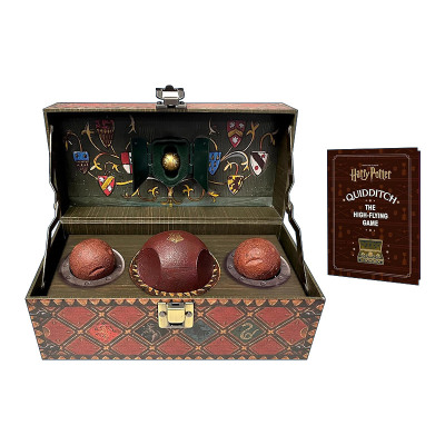 哈利波特 魁地奇手提箱套装 英文原版 Harry Potter Collectible Quidditch Set 新版 金色飞贼可移动 英文版 进口英语原版书籍