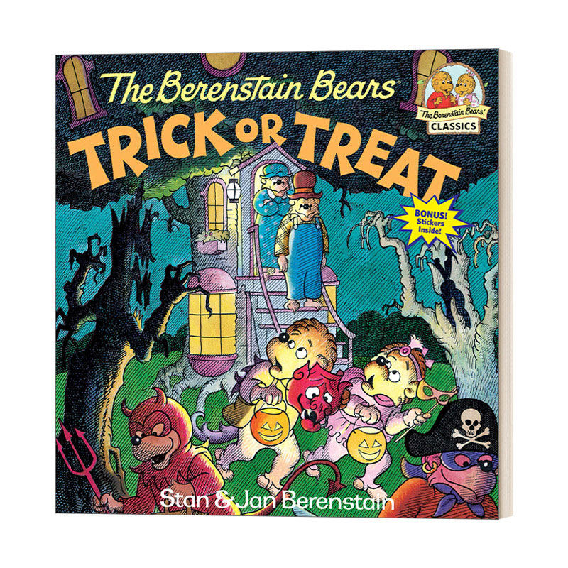 英文原版绘本 The Berenstain Bears Trick or Treat 贝贝熊不给糖就捣蛋 儿童英语启蒙认知亲子绘本 英文版 进口英语原版书籍,书籍/杂志/报纸,儿童读物原版书,淘宝优惠券,粉丝福利购,淘宝优惠卷