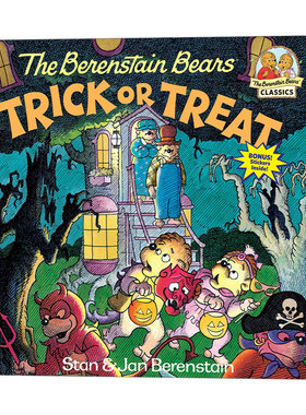 英文原版绘本 The Berenstain Bears Trick or Treat 贝贝熊不给糖就捣蛋 儿童英语启蒙认知亲子绘本 英文版 进口英语原版书籍