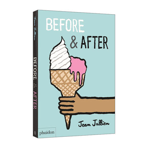 英文原版绘本 Before & After 发生了什么 法国插画师Jean Jullien 儿童艺术纸板书 英文版 进口英语原版书籍