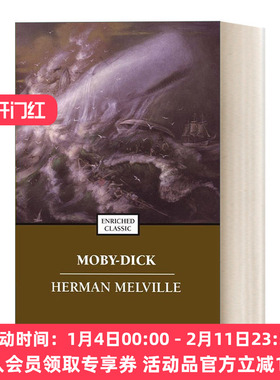 白鲸 英文原版 Moby-Dick  Enriched Classics系列 英文版 进口英语原版书籍