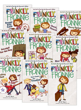 华研原版 坦率点，弗兰妮系列9册 英文原版 Frankly, Frannie 儿童读物 章节桥梁书 英文版 进口英语原版书籍