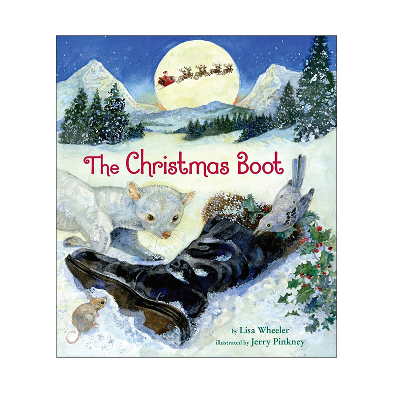 英文原版 The Christmas Boot 圣诞靴 儿童精装绘本 6次凯迪克奖得主Jerry Pinkney杰里·平克尼插画 英文版 进口英语原版书籍