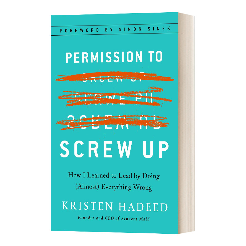 允许搞砸 英文原版 Permission to Screw Up 我是如何学会领导的 精装 英文版 进口英语原版书籍