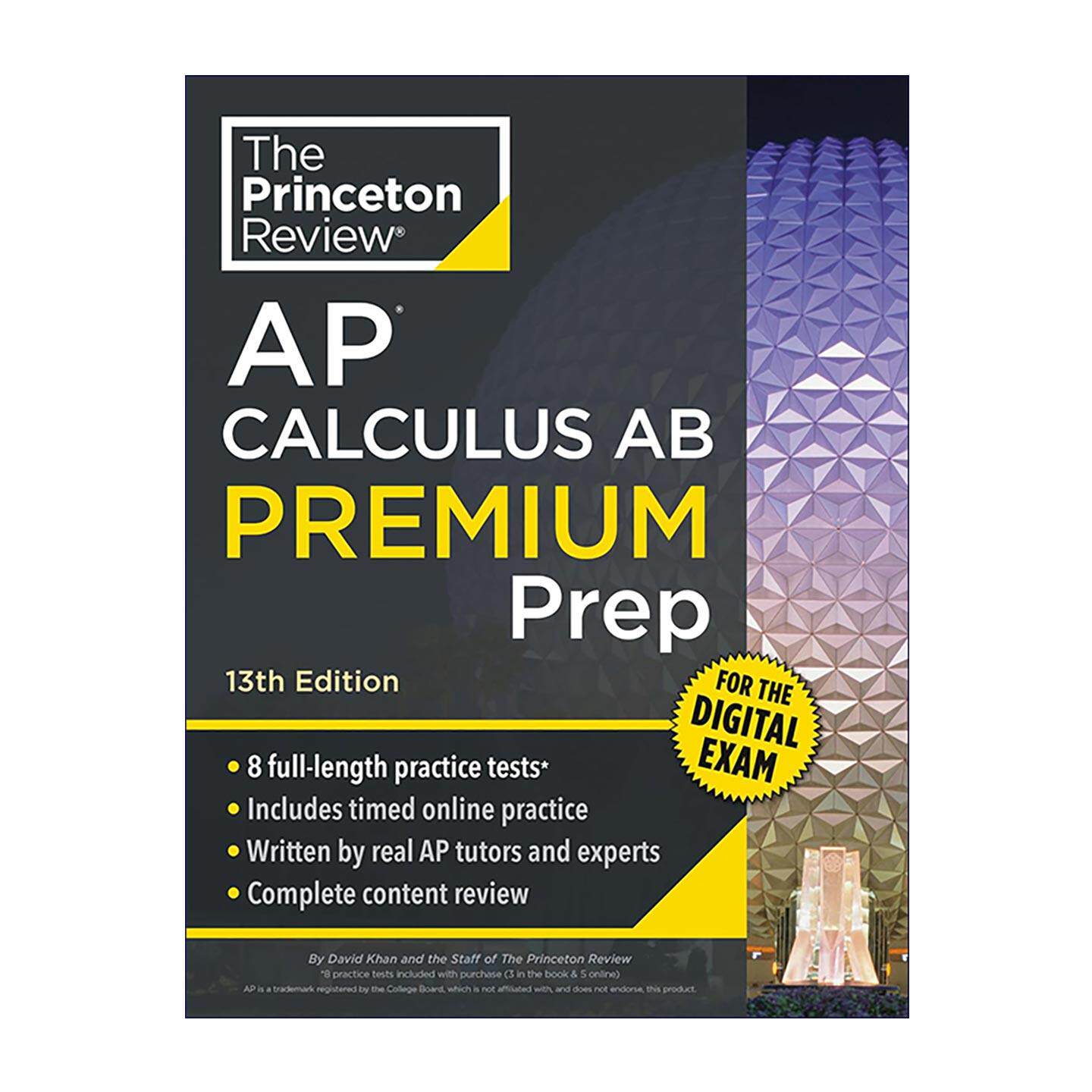 英文原版 Princeton Review AP Calculus AB Premium Prep 普林斯顿评论AP微积分AB 增值版 含线上题库 第13版 进口英语原版书籍