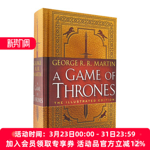 插图版 游戏1 Game 冰与火之歌 Thrones 精装 20周年纪念版 Edition 英文原版 Illustrated The 进口英语书籍 英文版 权力