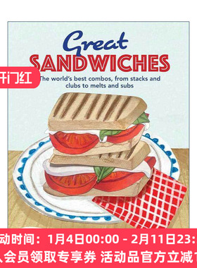 英文原版 Great Sandwiches 了不起的三明治 精装 英文版 进口英语原版书籍