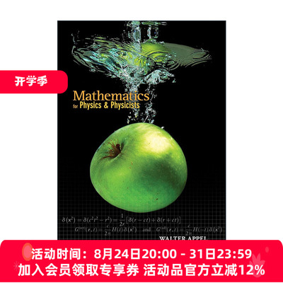 英文原版 Mathematics for Physics and Physicists 数学物理 Walter Appel 精装 英文版 进口英语原版书籍