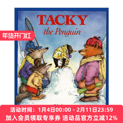 英文原版 Tacky the Penguin 企鹅塔奇 海伦莱斯特 英文版 进口英语原版书籍