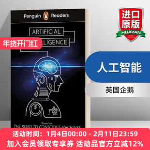 英文原版 Penguin Readers Level 7 Artificial Intelligence 企鹅分级阅读7 人工智能 英文版 进口英语原版书籍