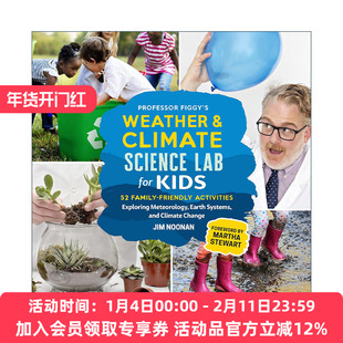 英文原版 Professor Figgy's Weather and Climate Science Lab for Kids 给孩子的天气和气候实验室英文版 进口英语原版书籍