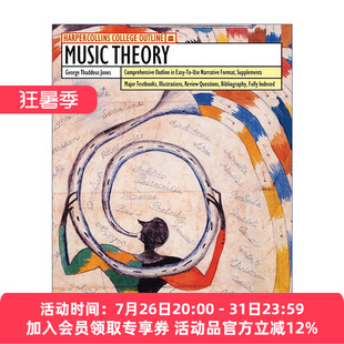 英文原版 Music Theory HarperCollins College Outline Series 音乐理论概要 美国大学先修课程AP读物 英文版 进口英语原版书籍