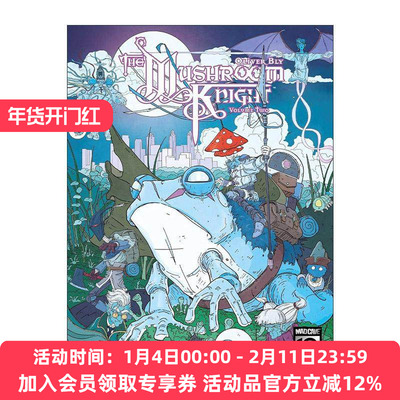 英文原版 The Mushroom Knight Vol.2 蘑菇骑士漫画卷二 游戏周边 英文版 进口英语原版书籍