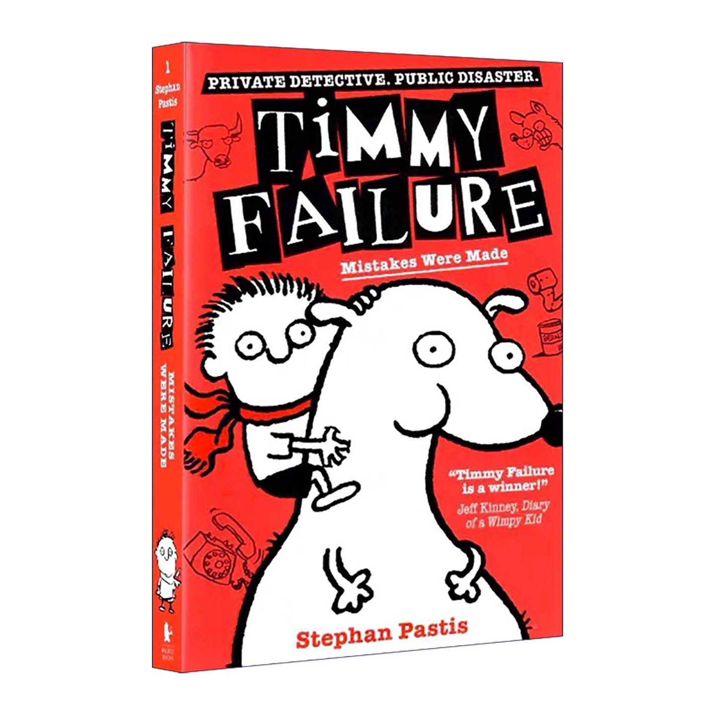 英文原版 Timmy Failure Mistakes Were Made 囧侦探提米1 儿童幽默侦探小说 英文版 进口英语原版书籍