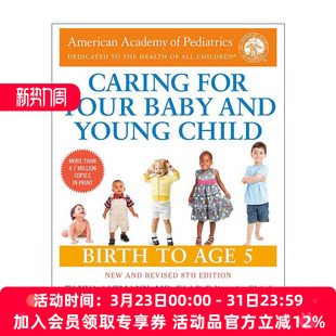 Your 书籍 进口英语原版 美国儿科学会育儿百科 Caring for 第八版 and Baby 英文版 英文原版 Young 新版 Child
