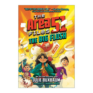 大沖洗 進口英語原版 Julie Files 英文原版 兒童科幻推理小說 The Flush Big 英文版 書籍 Buxbaum Area 51區檔案系列2