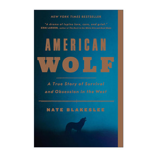 英文原版 American Wolf 美洲狼 西部生存与痴迷的真实故事 黄石公园 Nate Blakeslee 英文版 进口英语原版书籍