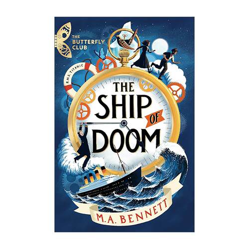 英文原版 The Butterfly Club The Ship of Doom 蝴蝶俱乐部 厄运之船 泰坦尼克号的穿越冒险 儿童历史小说 进口英语原版书籍