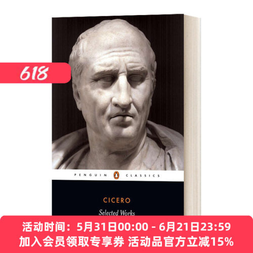 英文原版 Selected Works 西塞罗作品选集 Penguin Classics 企鹅经典 Cicero 英文版 进口英语原版书籍