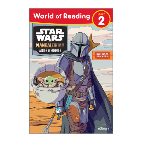 英文原版 Star Wars The Mandalorian Allies & Enemies Level 2 Reader 阅读世界分级读物 L2 星球大战 曼达洛人 英文版 进口书籍