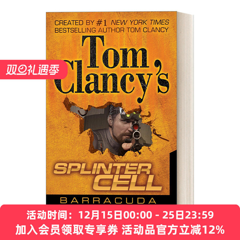 英文原版 Tom Clancy's Splinter Cell 02 Operation Barracuda 汤姆克兰西细胞分裂2 梭鱼行动 David Michaels 进口英语原版书籍