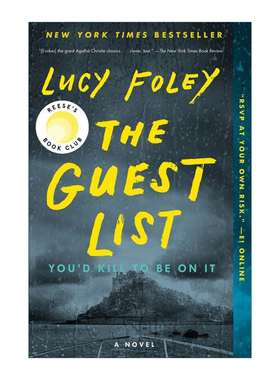 英文原版 The Guest List 宾客名单 悬疑小说 2020 Goodreads读者选择奖 露西福利Lucy Foley 英文版 进口英语原版书籍