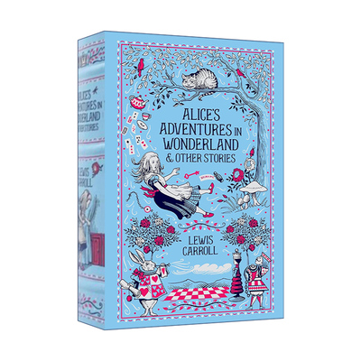 爱丽丝梦游仙境 英文原版 Alice's Adventures in Wonderland 经典儿童奇幻文学 童话故事书 皮革精装版 英文版 进口英语原版书籍