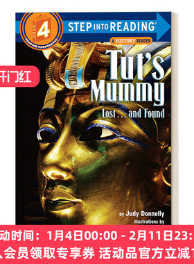 英文原版 Step Into Reading 4 - Tut's Mummy Lost and Found 图坦卡蒙的木乃伊 英文版 进口英语原版书籍