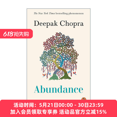 英文原版 Abundance 富足 通往内心富裕之路 狄巴克·乔布拉 英文版 进口英语原版书籍