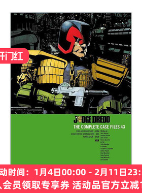 英文原版 Judge Dredd The Complete Case Files 43 特警判官 漫画合集43 英文版 进口英语原版书籍