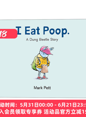 屎壳郎的故事  英文原版 I Eat Poop. A Dung Beetle Story 精装绘本 英文版 进口英语原版书籍