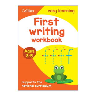 Activity Collins Learning 柯林斯易学儿童书写训练3 进口英语书籍 英文原版 Workbook Books Easy First Ages 5岁 Writing