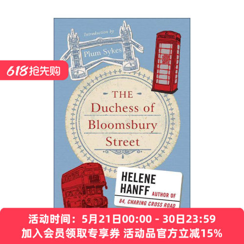 英文原版 The Duchess of Bloomsbury Street 重返查令十字街84号 英文版 进口英语原版书籍