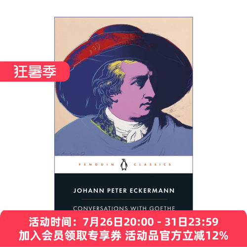 英文原版 Conversations with Goethe 歌德谈话录 约翰·彼得·埃克曼 企鹅黑经典 英文版 进口英语原版书籍