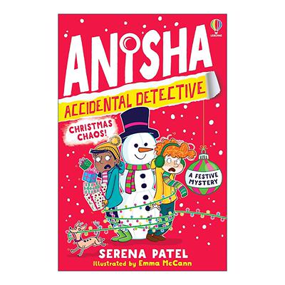 英文原版 Anisha Accidental Detective Christmas Chaos 意外的侦探阿妮莎 圣诞大混乱 儿童幽默搞笑 英文版 进口英语原版书籍