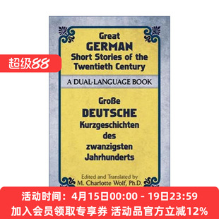 英文原版 Great German Short Stories of the Twentieth Century 20世纪伟大的德国短篇小说集 德语双语版 进口英语原版书籍
