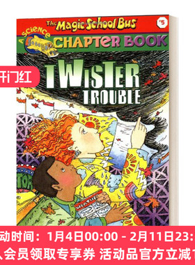 英文原版 The Twister Trouble 神奇校车科学章节阅读5 龙卷风的烦恼 The Magic School Bus Science 英文版 进口英语原版书籍