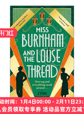 英文原版 Miss Burnham and the Loose Thread 伯翰小姐与松线头 女性轻松悬疑小说 英文版 进口英语原版书籍