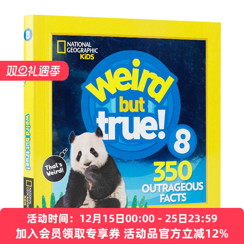 英文原版 Weird But True 8: Expanded Edition 真的好奇怪8 英文版