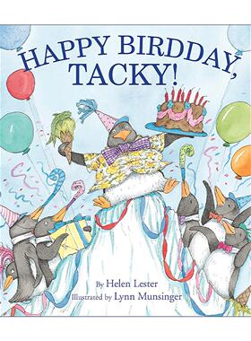 英文原版 Happy Birdday Tacky 生日快乐 塔奇 海伦莱斯特 英文版 进口英语原版书籍
