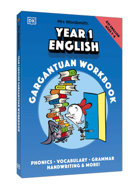 英文原版 Mrs Wordsmith Year 1 English Gargantuan Workbook Ages 5-6 沃德史密斯夫人英语练习册 一年级 英文版 进口英语原版书