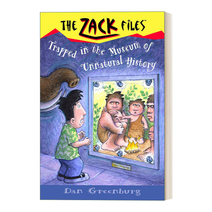 英文原版 The Zack Files 25 Trapped in the Museum of Unnatural History 札克档案系列25 儿童冒险章节桥梁书 英文版 进口书籍