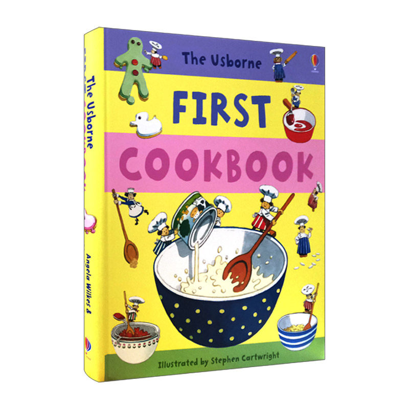 英文原版 First Cookbook 健康食品 尤斯伯恩 儿童动手能力培养 儿童科普百科知识绘本 英文版 进口英语原版书籍
