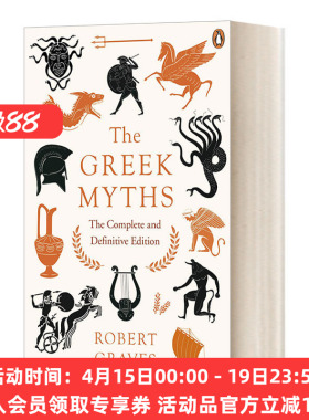 古希腊神话英雄传 英文原版 The Greek Myths The Complete and Definitive Edition 完整版带注释 英文版 进口英语原版书籍